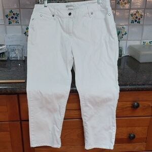 Kenneth Cole Crisp White Trousers